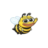 Пчёлка Сотик — машет